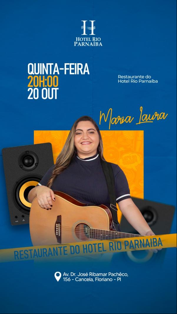Cantora Maria Laura se apresenta nesta quinta (20), em Floriano(Imagem:Divulgação)