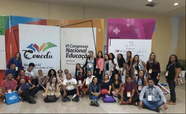 Professores e alunos da UFPI de Floriano participam do VI Congresso Nacional de Educação.(Imagem:UFPI)