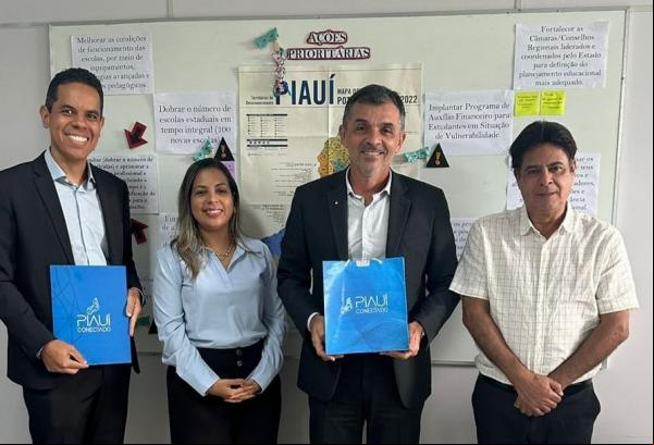 Seduc discute oferta de cursos em parceria com o Piauí Conectado.(Imagem:Divulgação)