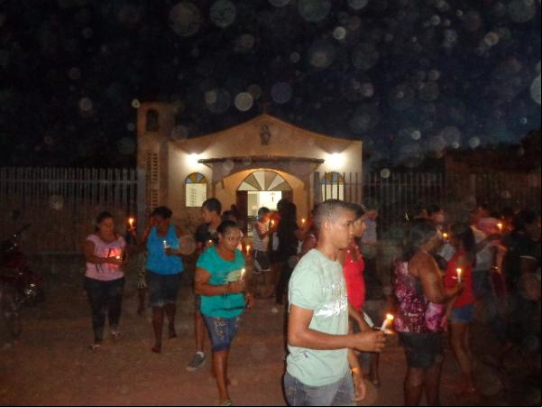 Procissão marcou encerramento do festejo de Santa Rita em Floriano.(Imagem:FlorianoNews)