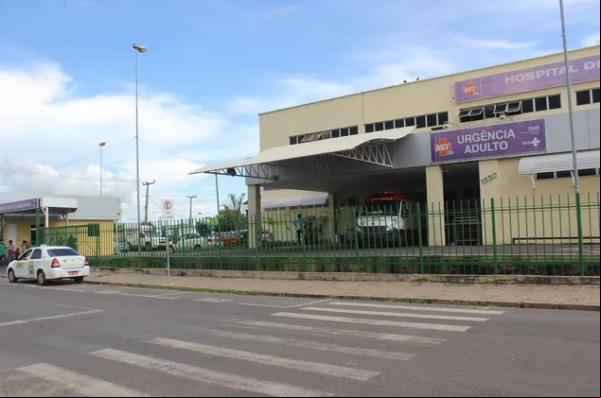 Hospital de Urgência de Teresina (HUT).(Imagem:José Marcelo/ G1 PI)