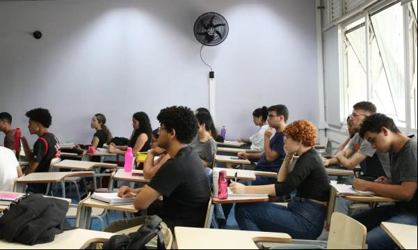 Cursinho preparatório para o vestibular da Universidade de São Paulo - USP Leste.(Imagem:ROVENA ROSA/AGÊNCIA BRASIL)