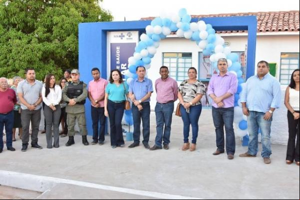 Celebrando os 121 anos de Floriano, Prefeitura inaugura UBS do Amolar.(Imagem:SECOM)