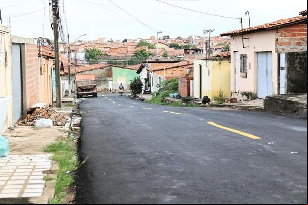 Pavimentação em Santa Cruz(Imagem:Reprodução)
