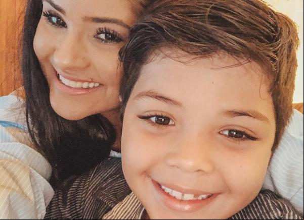 Mileide Mihaile com o filho Yhudy.(Imagem:Reprodução/Instagram)