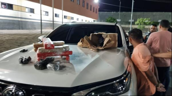 A ação policial prendeu dois suspeitos.(Imagem:Polícia Civil do Piauí)
