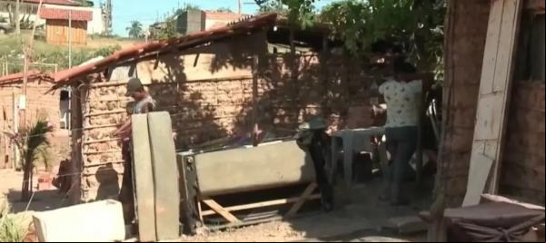 Desempregada planta feijão e abóbora para poder comer em Teresina.(Imagem:Reprodução )