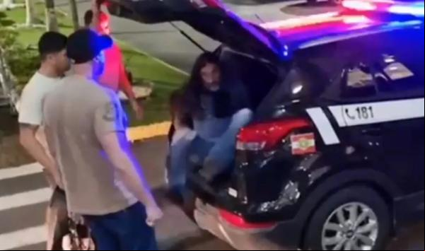 Polícia Civil do Piauí divulgou vídeo da prisão do francês em SC.(Imagem:Divulgação/PC-PI )