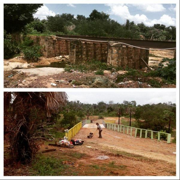 Prefeitura de Floriano vai inaugurar ponte do povoado Manga neste sábado.(Imagem:Secom)