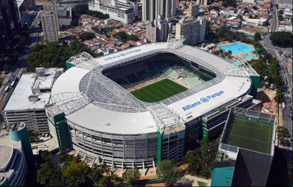 Allianz Parque, a nova arena do Palmeiras.(Imagem:Thiago Fatichi / Divulgação)