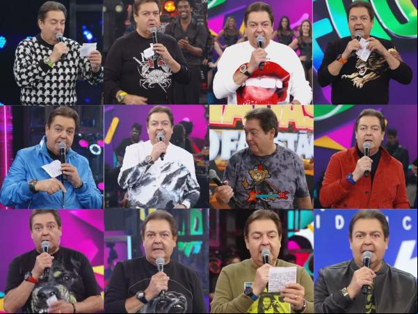 Fausto Silva inspira página no Twitter que mostra cifras do estilo do apresentador.(Imagem:Reprodução/Globo)