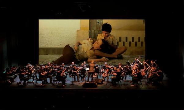 Cine Concerto da Orquestra Petrobras Sinfônica.(Imagem:Daniel Calvet/Orquestra Petrobras Sinfônica)