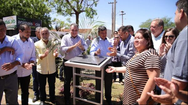 Foi inaugurada a Academia de Saúde para a população do bairro Aroeiras do Matadouro(Imagem:Divulgação)