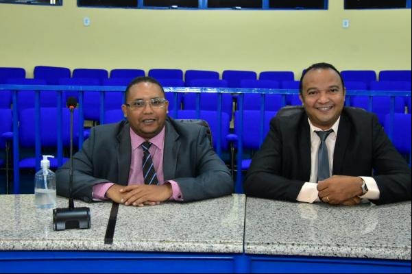 Vereadores Erisvaldo Borges e Ancelmo Jorge(Imagem:CMF)