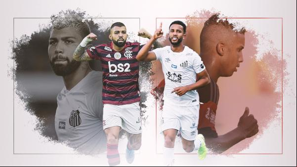 Lateral do Peixe e atacante do Rubro-Negro enfrentam clube formador pela primeira vez na carreira neste sábado, no Maracanã, na