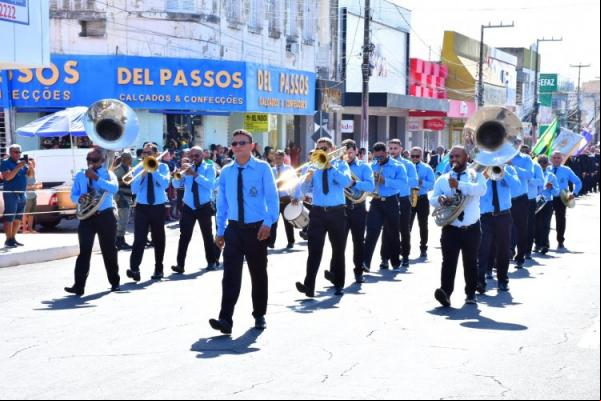 Desfile Cívico marca as comemorações pela Independência do Brasil em Floriano.(Imagem:Secom)