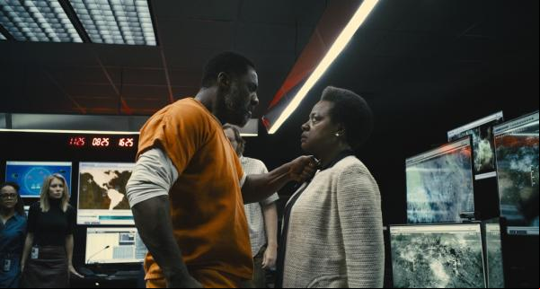 Idris Elba e Viola Davis em cena de O Esquadrão Suicida(Imagem:Divulgação)
