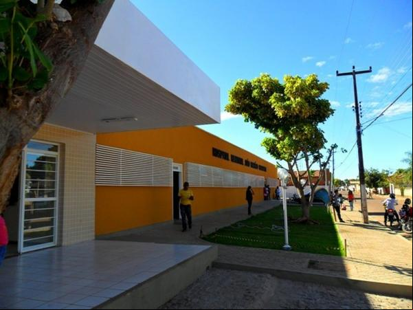 Hospital de Corrente, no Piauí.(Imagem:Governo do Piauí/ Divulgação)