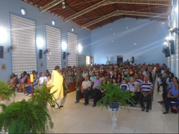 Missas das Mães no Mosteiro de Floriano.(Imagem:FlorianoNews)