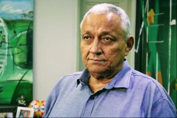 Brown, presidente da FFP, no arbitral do Piauiense 2023.(Imagem:Arnaldo Alves )