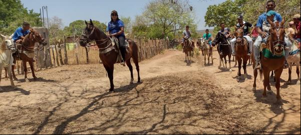 Realizada a tradicional cavalgada do vaqueiro 2021(Imagem:FlorianoNews)