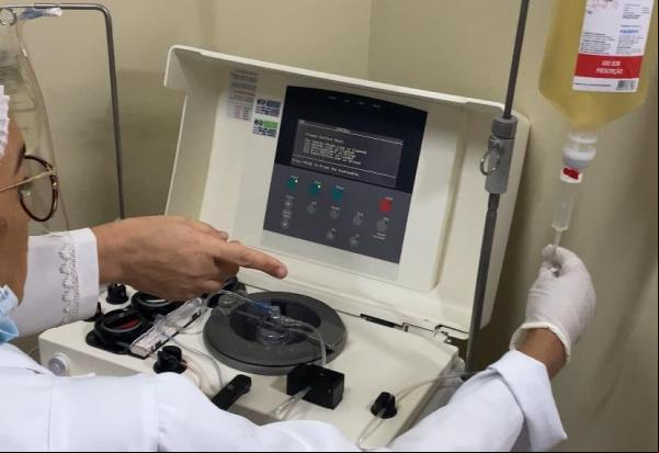 A plasmaférese é uma terapia complexa em especialidades como neurologia, hematologia, reumatologia, nefrologia e infectologia.(Imagem:Divulgação)