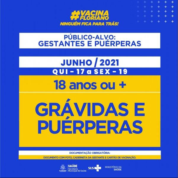 Saúde de Floriano decide vacinar todas as gestantes e puérperas do município(Imagem:Divulgação)