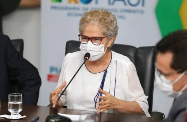 Governadora do Piauí, Regina Sousa (PT).(Imagem:Reprodução)