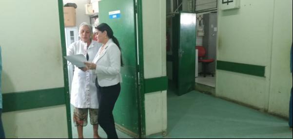 Deputada Teresa Britto visita Hospital Regional Tibério Nunes(Imagem:FlorianoNews)