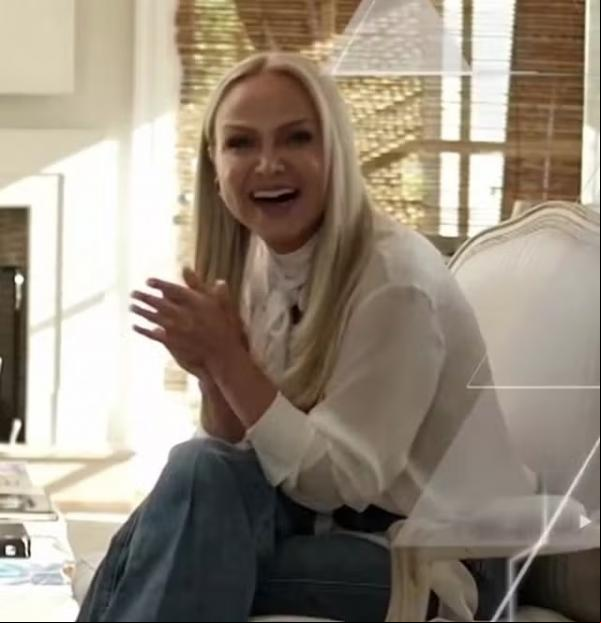Eliana em entrevista ao Fantástico.(Imagem:Reprodução)