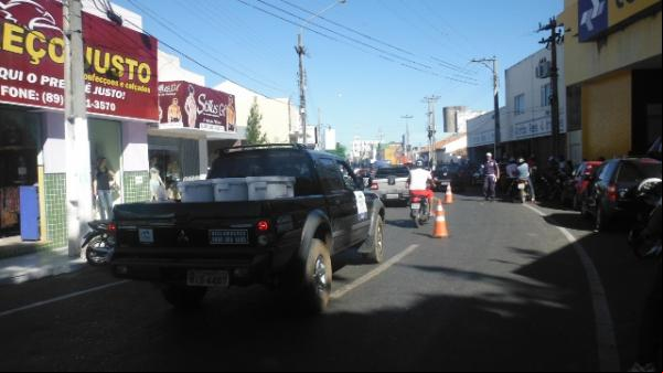 Blitz educativa e preventiva é realizada no centro de Floriano.(Imagem:FlorianoNews)