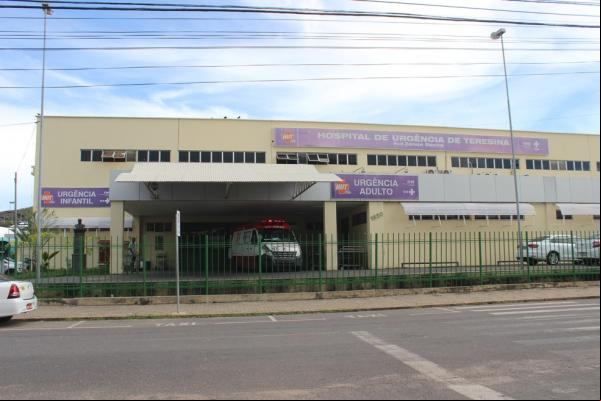 Hospital de Urgência de Teresina (HUT).(Imagem:José Marcelo/ G1 PI)