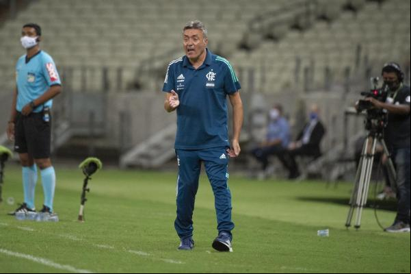 Domènec Torrent, técnico do Flamengo.(Imagem:Alexandre Vidal / Flamengo)