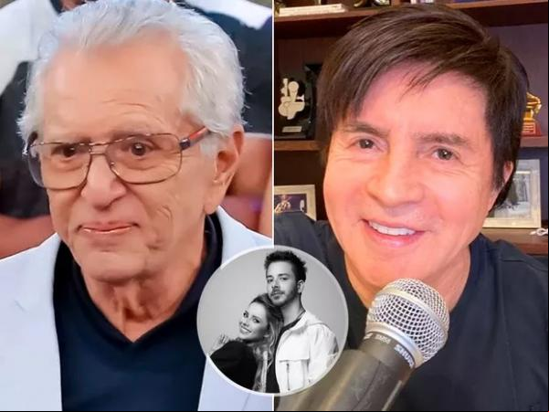 Carlos Alberto de Nóbrega, Xororó e Sandy e Junior.(Imagem:Reprodução/ Instagram)