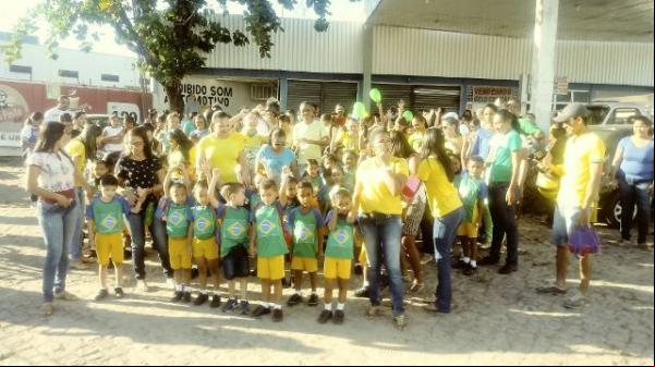 Centro Educacional Peniel realiza eata de abertura da copa do mundo(Imagem:FlorianoNews)