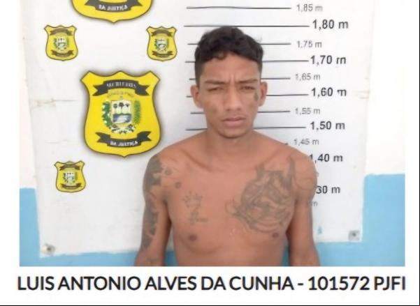 Último foragido da penitenciária de Altos (PI) é recapturado.(Imagem:Sejus)