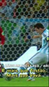 Narrador diz que Messi é maior que Pelé e 