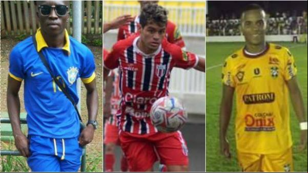 O gringo Patrick, Paulo Rogério e Ely são os novos reforços do Piauí. (Imagem: Reprodução/Facebook)