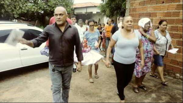 Bairro Rede Nova realiza abertura dos festejos em honra a Santa Luzia.(Imagem:FlorianoNews)