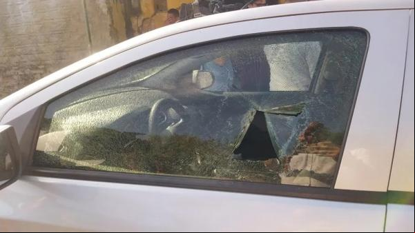 Equipe de reportagem é assaltada e cinegrafista fica ferido na Zona Sul de Teresina.(Imagem:Andrê Nascimento/ g1 Piauí)