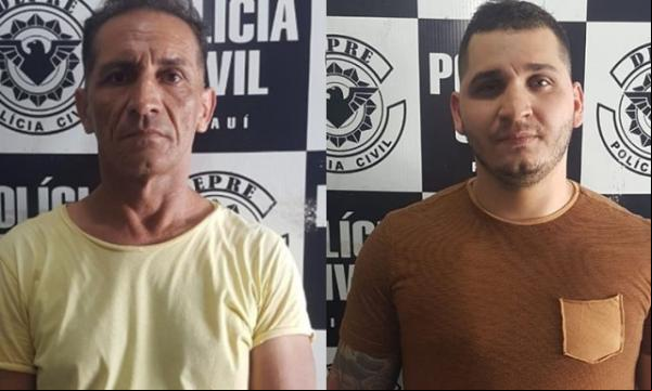 Severino (esquerda) e Ruan Italo (direita).(Imagem:Polícia Civil)