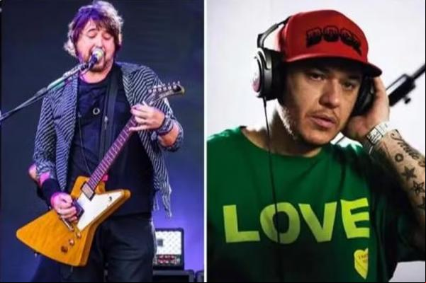 Marcão Britto e Chorão(Imagem:Reprodução)