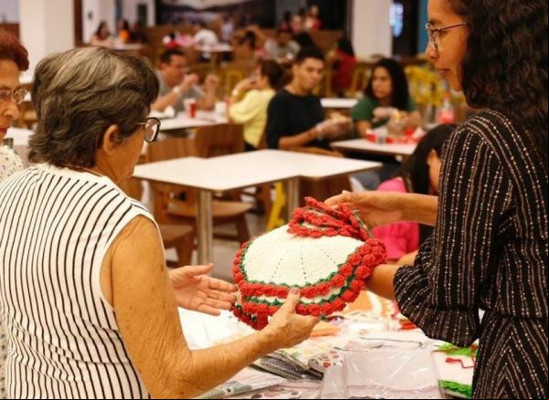 O evento tem o apoio do Governo do Estado do Piauí e conta com diversos segmentos representados, como bordados, bijuterias, bonecas, opalas, artesanato e órios infantis.(Imagem:Divulgação)