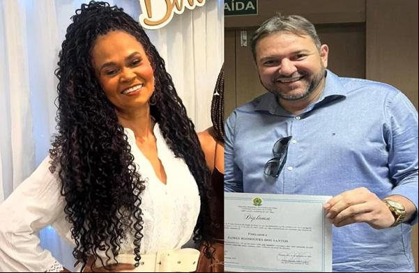 Elineuza Ramos e Jussinaldo Duarte(Imagem:Divulgação)