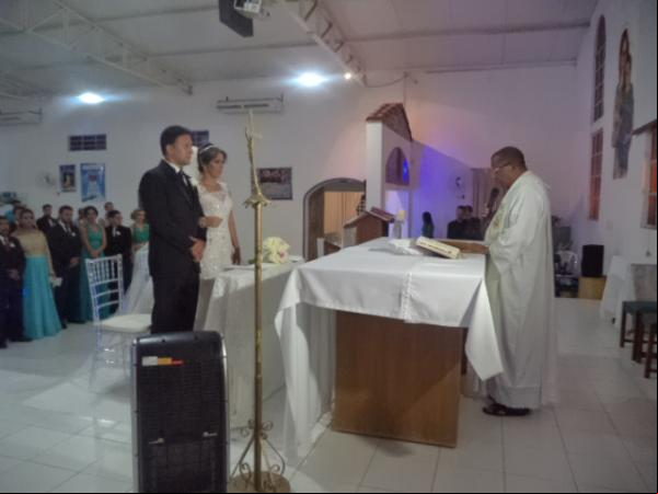 Enlace matrimonial de Marcello Borges e Priscylla Castro é realizado em Floriano.(Imagem:FlorianoNews)