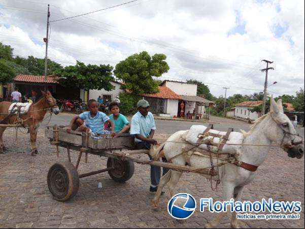 Festa dos Carroceiros atraiu dezenas de participantes em Nazaré do Piauí.(Imagem:FlorianoNews)