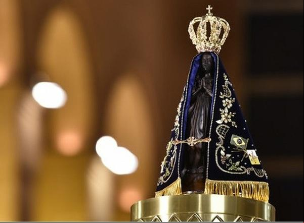 Nossa Senhora Aparecida, padroeira do Brasil. (Imagem:Reprodução/ Santuário Nacional)
