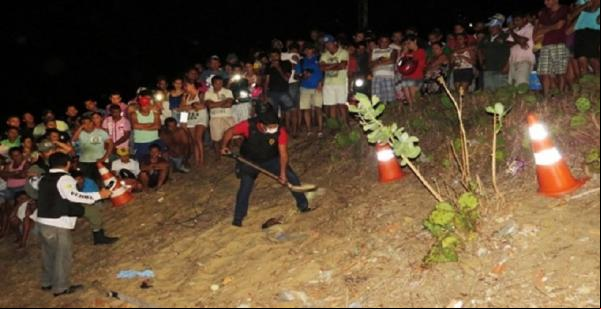 Homem é encontrado morto e enterrado com a cabeça de fora da cova.(Imagem:Realidade em Foco)