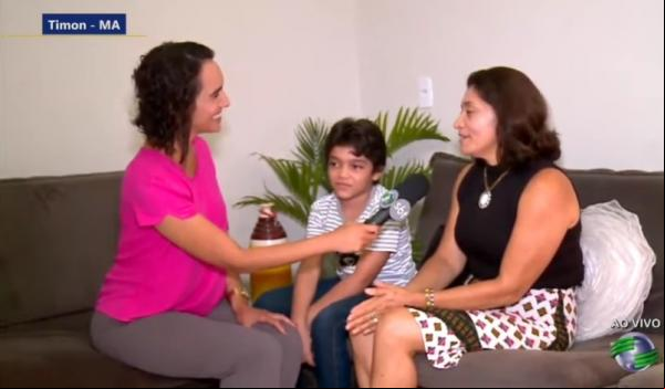 Garoto de sete anos se perde da avó em Teresina e volta a pé para casa(Imagem:Reprodução/TV Cidade Verde)