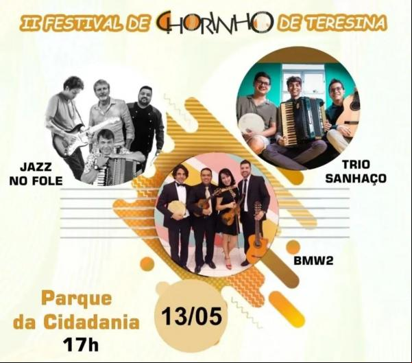 Segundo dia do Festival de Chorinho de Teresina.(Imagem:Reprodução )